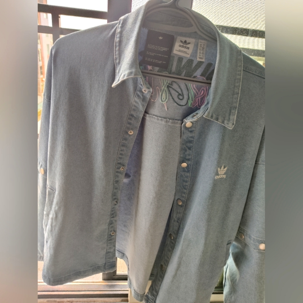 Adidas Originals Denim Jacket half sleeve and full sleeve adjustable
